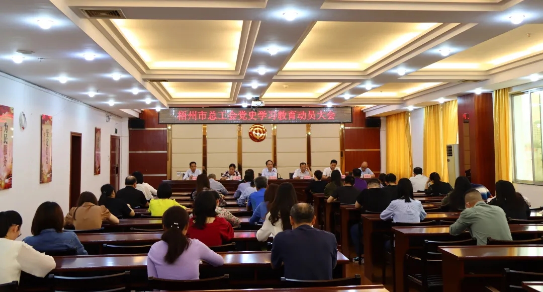 市總工會召開黨史學(xué)習(xí)教育動員會