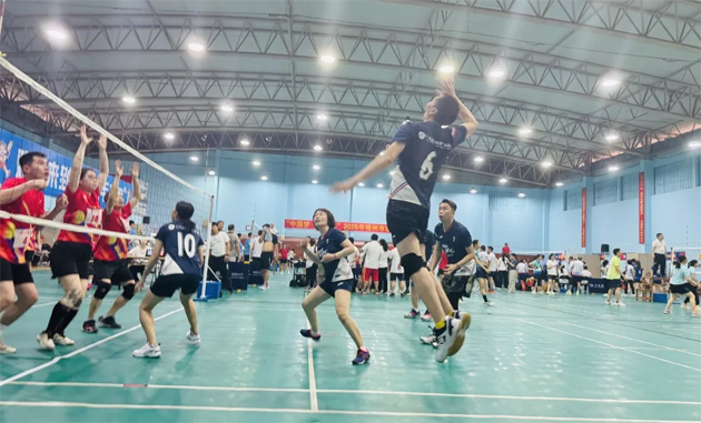 以球會友 以賽聚力｜2025年梧州市職工運動會氣排球男女子混合賽精彩收官