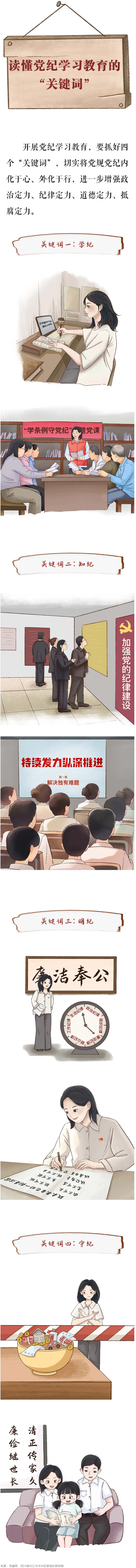 漫畫釋紀①∣讀懂黨紀學(xué)習(xí)教育的“關(guān)鍵詞”.png