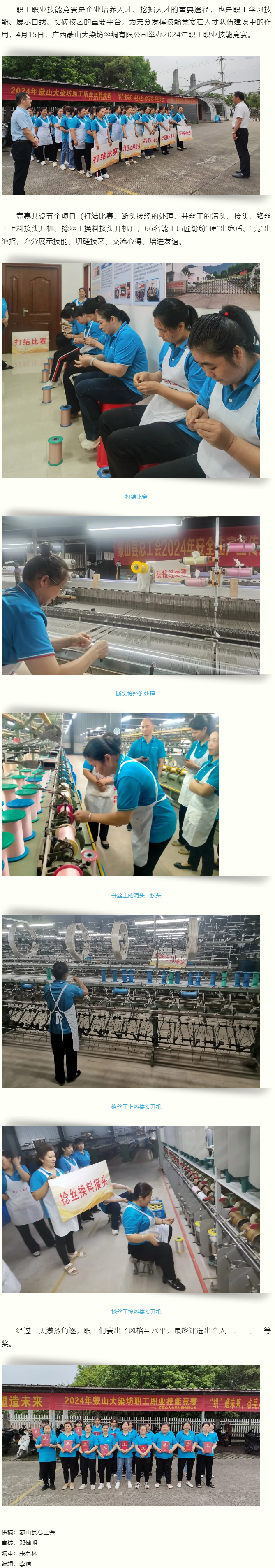 【基層動態(tài)】織&rdquo;造未來、點亮人生--2024蒙山大染坊職工職業(yè)技能競賽舉辦.png