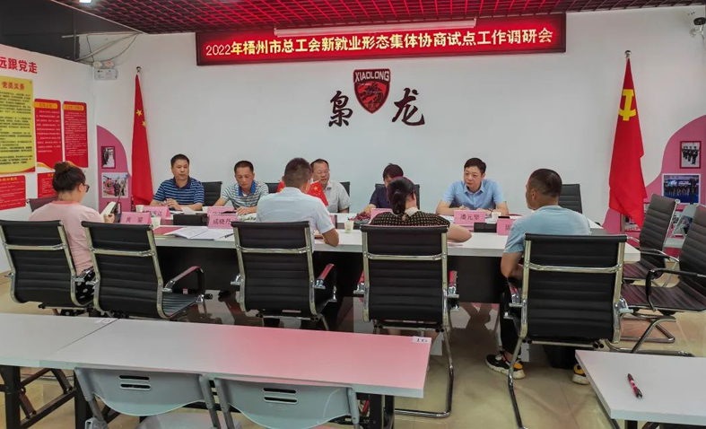 梧州市總工會開展新就業(yè)形態(tài)集體協(xié)商試點工作調研